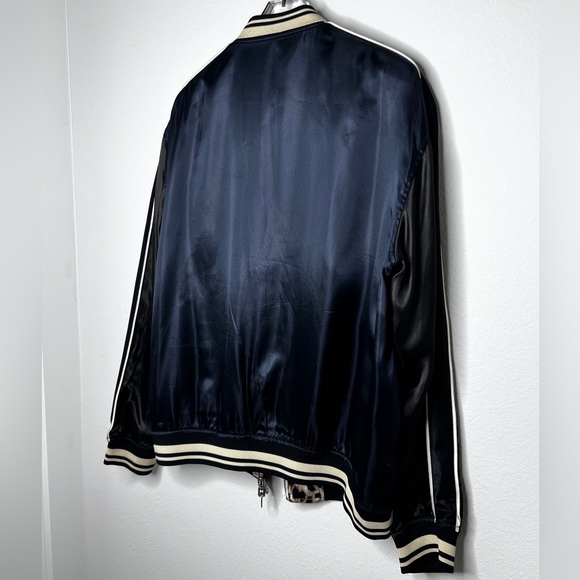 3.1 Phillip Lim Navy and Black Bomber Jacket - Picture 3 of 7